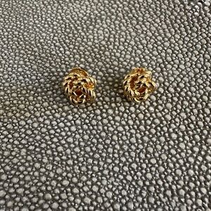 Tory Burch Gold Knot Stud earrings